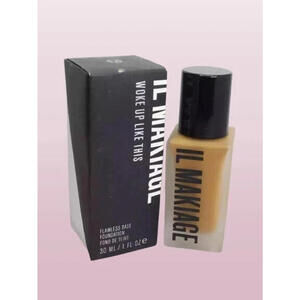 WOKE UP LIKE THIS FLAWLESS BASE FOUNDATION BY IL MAKIAG #165 1 OZ BOXED